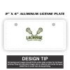 2" X 4" Aluminum License Plate  Thumbnail