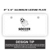2" X 4" Aluminum License Plate  Thumbnail