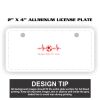 2" X 4" Aluminum License Plate  Thumbnail