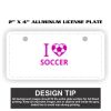 2" X 4" Aluminum License Plate  Thumbnail
