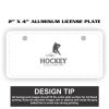2" X 4" Aluminum License Plate  Thumbnail