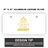 2" X 4" Aluminum License Plate  Thumbnail
