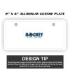 2" X 4" Aluminum License Plate  Thumbnail