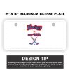 2" X 4" Aluminum License Plate  Thumbnail