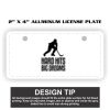 2" X 4" Aluminum License Plate  Thumbnail