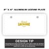 2" X 4" Aluminum License Plate  Thumbnail