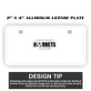 2" X 4" Aluminum License Plate  Thumbnail