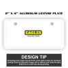2" X 4" Aluminum License Plate  Thumbnail