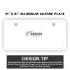 2" X 4" Aluminum License Plate  Thumbnail