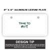 2" X 4" Aluminum License Plate  Thumbnail
