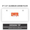2" X 4" Aluminum License Plate  Thumbnail