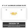 2" X 4" Aluminum License Plate  Thumbnail