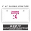 2" X 4" Aluminum License Plate  Thumbnail