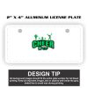 2" X 4" Aluminum License Plate  Thumbnail
