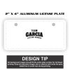 2" X 4" Aluminum License Plate  Thumbnail