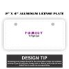 2" X 4" Aluminum License Plate  Thumbnail