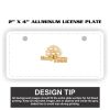2" X 4" Aluminum License Plate  Thumbnail