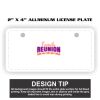 2" X 4" Aluminum License Plate  Thumbnail