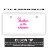 2" X 4" Aluminum License Plate  Thumbnail