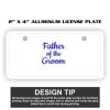 2" X 4" Aluminum License Plate  Thumbnail
