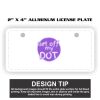 2" X 4" Aluminum License Plate  Thumbnail