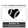 2" X 4" Aluminum License Plate  Thumbnail
