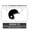 2" X 4" Aluminum License Plate  Thumbnail