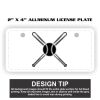 2" X 4" Aluminum License Plate  Thumbnail