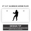 2" X 4" Aluminum License Plate  Thumbnail