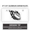 2" X 4" Aluminum License Plate  Thumbnail