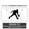 2" X 4" Aluminum License Plate  Thumbnail