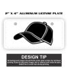 2" X 4" Aluminum License Plate  Thumbnail