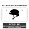 2" X 4" Aluminum License Plate  Thumbnail
