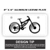2" X 4" Aluminum License Plate  Thumbnail