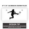 2" X 4" Aluminum License Plate  Thumbnail