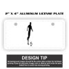 2" X 4" Aluminum License Plate  Thumbnail