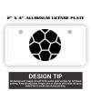 2" X 4" Aluminum License Plate  Thumbnail