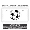 2" X 4" Aluminum License Plate  Thumbnail