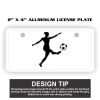 2" X 4" Aluminum License Plate  Thumbnail