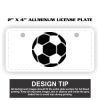 2" X 4" Aluminum License Plate  Thumbnail