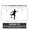 2" X 4" Aluminum License Plate  Thumbnail