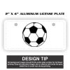 2" X 4" Aluminum License Plate  Thumbnail