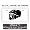 2" X 4" Aluminum License Plate  Thumbnail