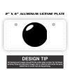 2" X 4" Aluminum License Plate  Thumbnail