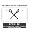 2" X 4" Aluminum License Plate  Thumbnail