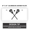 2" X 4" Aluminum License Plate  Thumbnail