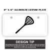 2" X 4" Aluminum License Plate  Thumbnail