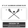 2" X 4" Aluminum License Plate  Thumbnail