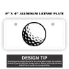 2" X 4" Aluminum License Plate  Thumbnail