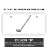 2" X 4" Aluminum License Plate  Thumbnail